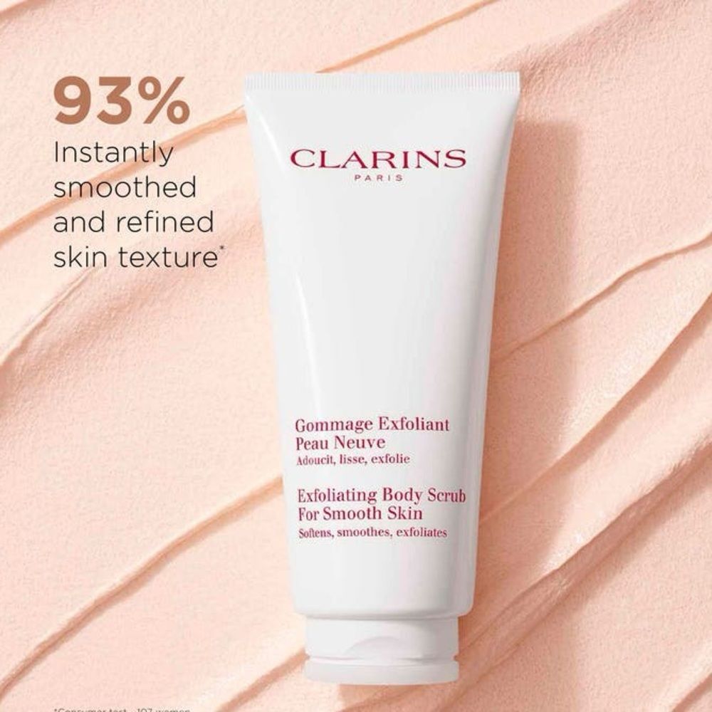 Clarins Exfoliating Body Scrub for Smooth Skin set of 2/ 3.5 oz & 1.0 oz Sealed